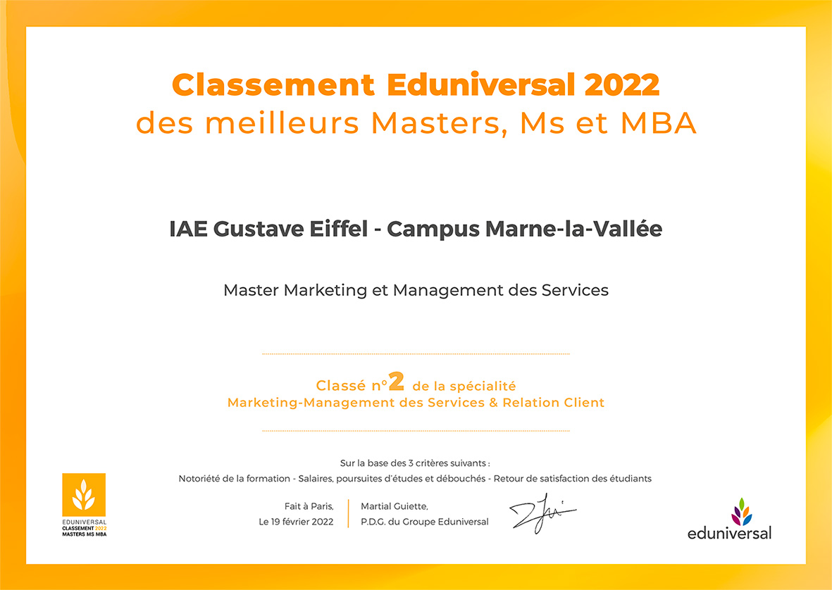 Classement Eduniversal
