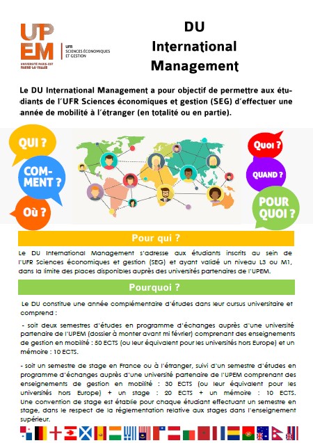 Image DU International management