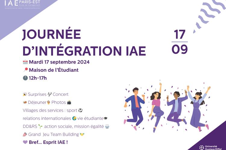 Journée d'Intégration IAE 